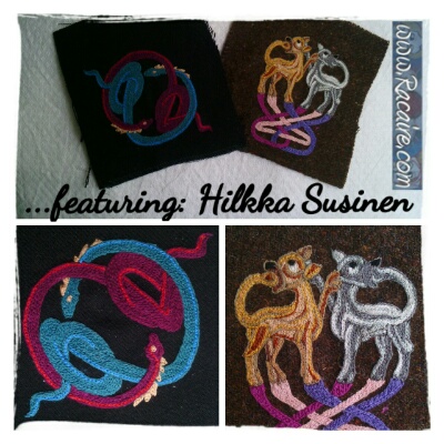 Patches from Ireland - embroidered by Hilkka Susinen